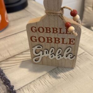 Tier tray Thanksgiving decor